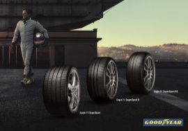 „Goodyear” nauja lenktynių įkvėptų padangų serija: Goodyear Eagle F1 SuperSport