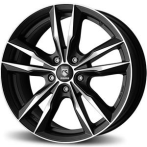 Reds Reds Fast Matt Black polished 6,5x16 5x112 ET40 CB72,3 60° 620 kg