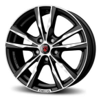 Reds Reds K2 HD Matt Black polished 7,5x17 5x112 ET45 CB72,3 60° 700 kg