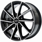 ALUTEC Alutec Singa diamond-black frontpolished 6,5x16 5x112 ET41 CB57,1 R13 710 kg