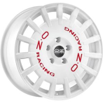 Oz Racing OZ Racing Rally Racing Race White Red Lettering 8x18 5x114.3 ET45 CB75,0 60° 650 kg