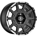 Sparco Sparco Dakar Matt Black Lip Polished+Rivets 7,5x17 5x112 ET35 CB73,1 60° 850 kg