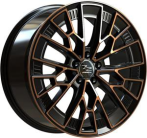 FONDMETAL Fondmetal 1972 Black Clearcoat Matt Bronze Machined 8,5x19 5x112 ET45 CB66,6 60° 775 kg