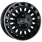 MAK MAK Overland Gloss Black Mirror Ring 6,5x16 5x108 ET46 CB65,1 Flat 900 kg