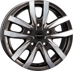 BORBET Borbet CW5 mistral anthracite glossy polished 6x16 5x118 ET68 CB71,1 60° 1350 kg