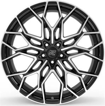 MSW 51 Gloss Black Full Polished 9,5x22 5x120 ET42 CB72,6 60° 1020 kg