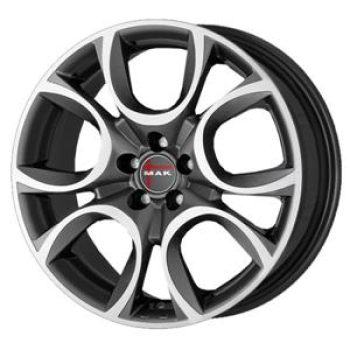 MAK Torino W Gun Met-Mirror Face 6,5x16 4x108 ET32 CB65,1 Flat 550 kg