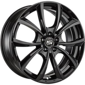MSW 27T Gloss Black 10,5x19 5x120 ET45 CB64,1 60° 850 kg