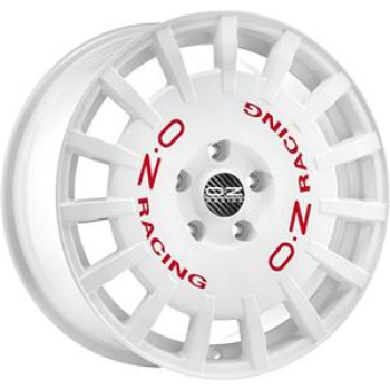 OZ Racing Rally Racing Race White Red Lettering 8x18 5x112 ET35 CB75,0 R12 650 kg