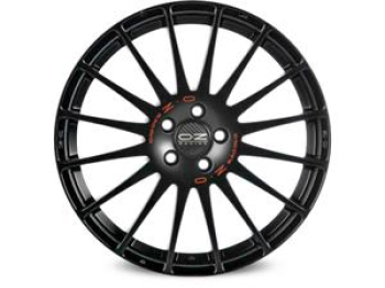 OZ Racing Superturismo GT Matt Black Red Lettering 7,5x17 5x112 ET50 CB75,0 R12 700 kg