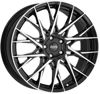 Dotz Fuji dark Black/polished 7,5x18 5x114.3 ET45 CB67,1 60° 670 kg