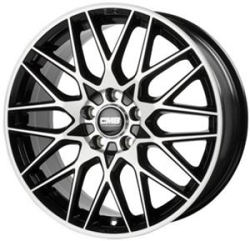 CMS C25 Diamond Black Gloss 9x20 5x112 ET57 CB66,6 R14 1000 kg