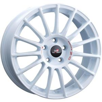 OZ Racing Superturismo TGR-WRT Race White + Red Lettering 8x18 5x114.3 ET45 CB75,0 60° 680 kg