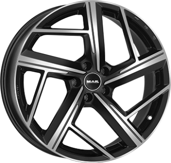 MAK Qvattro Black Mirror 8,5x21 5x112 ET38 CB57,1 R14 820 kg